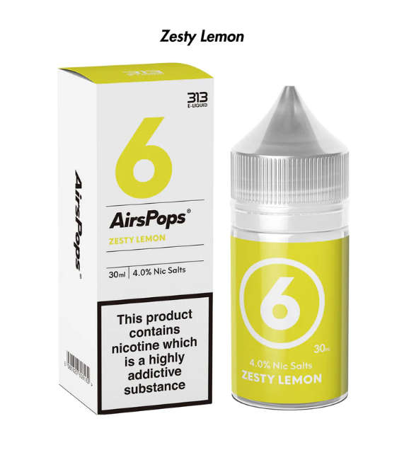 Airscream AirsPops Pro Starter Kit & 313 AirsPops E-Liquid 30ml 4% N/S Combo