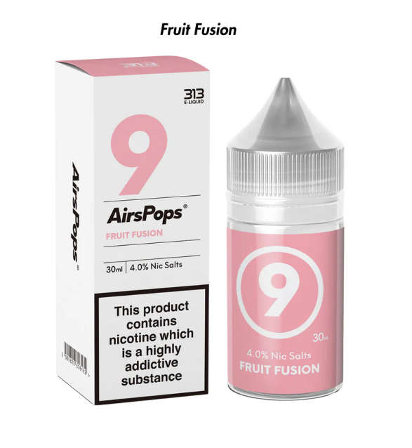 Airscream AirsPops Pro Starter Kit & 313 AirsPops E-Liquid 30ml 4% N/S Combo
