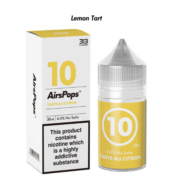 Airscream AirsPops Pro Starter Kit & 313 AirsPops E-Liquid 30ml 4% N/S Combo
