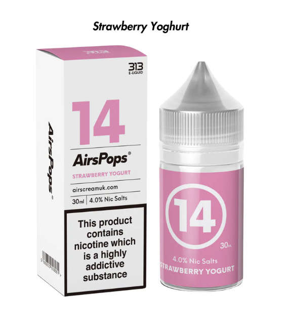 Airscream AirsPops Pro Starter Kit & 313 AirsPops E-Liquid 30ml 4% N/S Combo