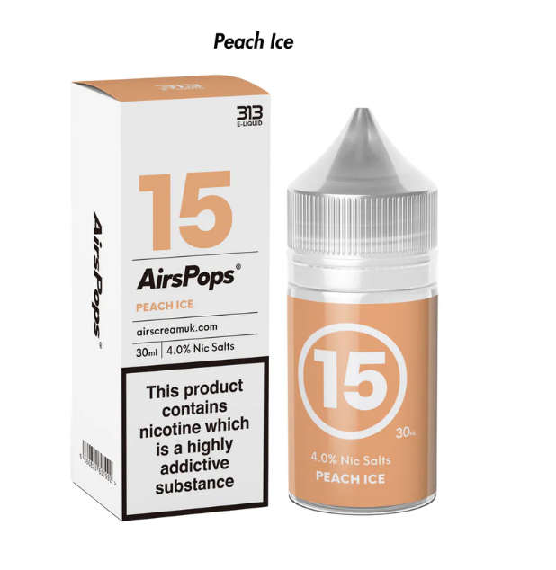 Airscream AirsPops Pro Starter Kit & 313 AirsPops E-Liquid 30ml 4% N/S Combo