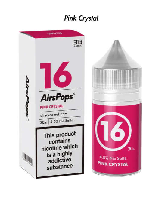 Airscream AirsPops Pro Starter Kit & 313 AirsPops E-Liquid 30ml 4% N/S Combo