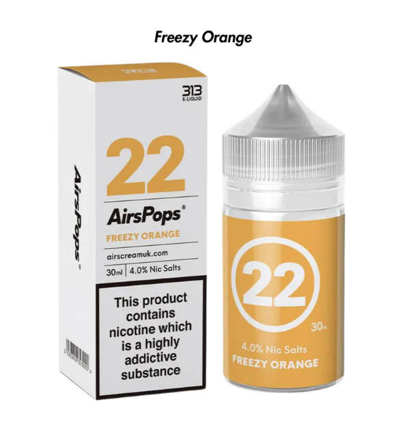 Airscream AirsPops Pro Starter Kit & 313 AirsPops E-Liquid 30ml 4% N/S Combo