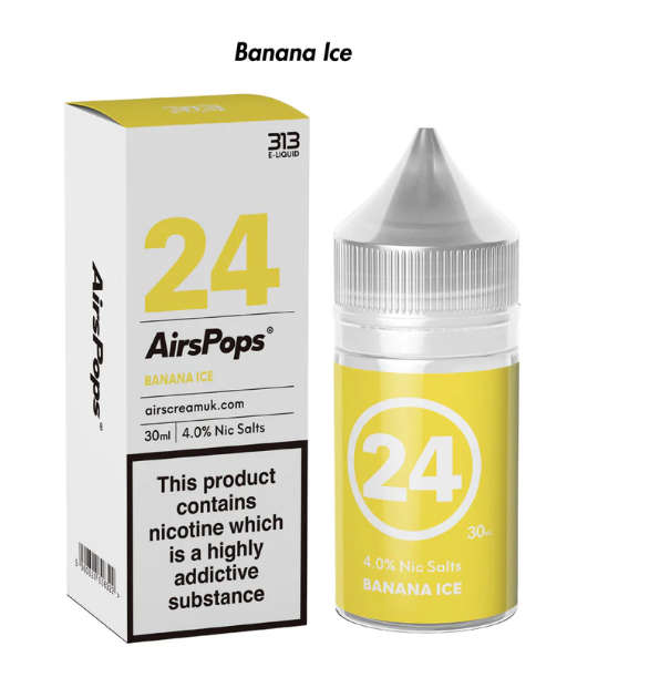 Airscream AirsPops Pro Starter Kit & 313 AirsPops E-Liquid 30ml 4% N/S Combo