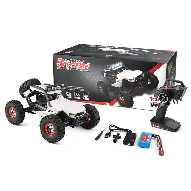 WLtoys XK 12429 1:12 RC Car Crawler 4WD 2.4G Electric Car with Headlights RC Off-Road Car