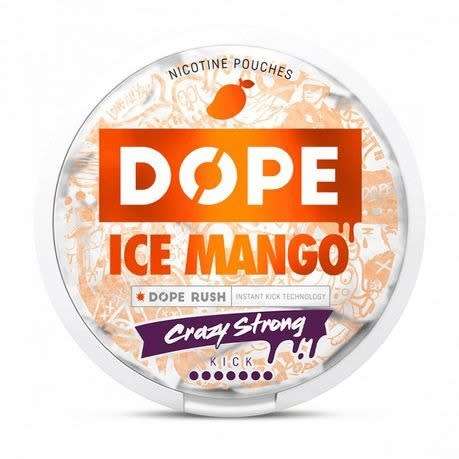 DOPE Ice Mango Crazy Strong Nicotine Pouches