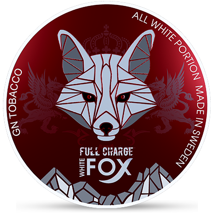 White Fox Nicotine Pouches Red