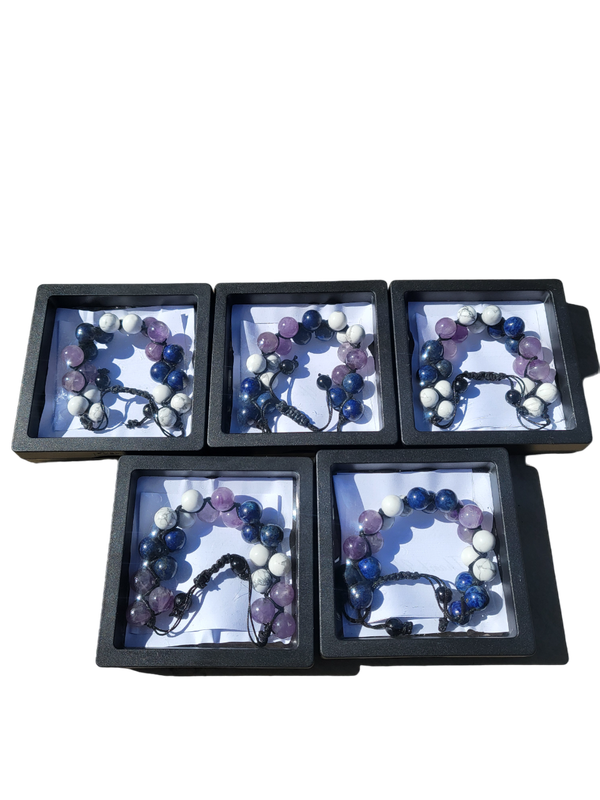 Double Layer Gemstone Bracelets