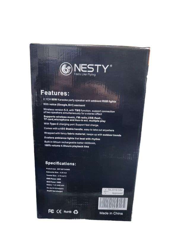 NESTY Bluetooth Portable FK-211 Wireless Bluetooth Speaker Blue