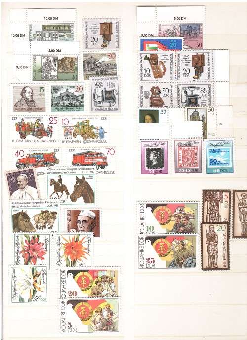 Germany (DDR) Mint sets and singles