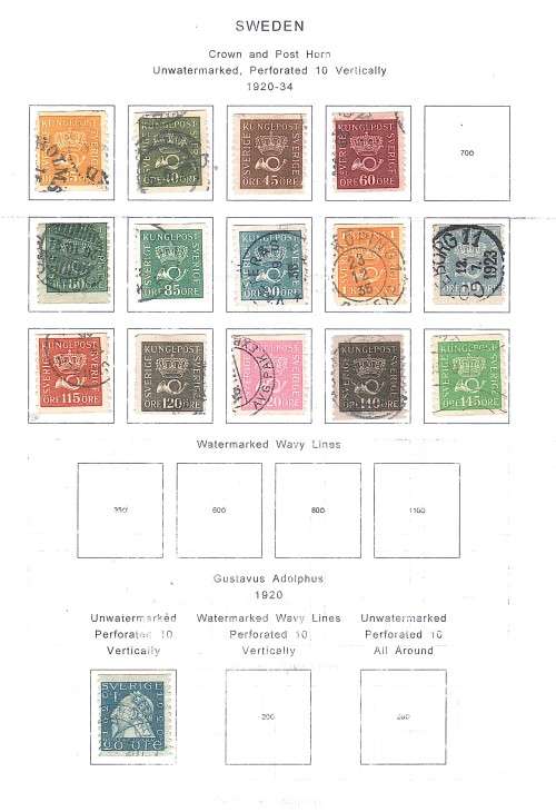 Sweden - Pre 1950 lot