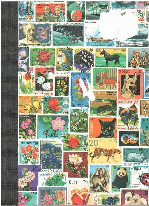 Stockbook with used Israel stamps