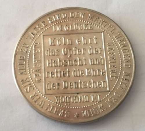 1900 Kruger Victim Medal (boer medal or boer medallion) UNC - Listed for H De Kok - Only