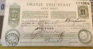 Post Noote - Oranje Vrij Staat Collection - set of 8 notes - Make an offer
