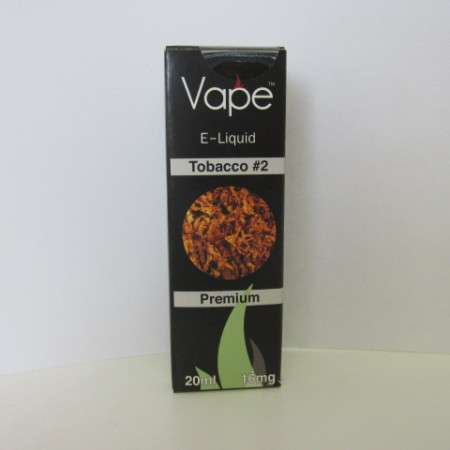 Vape E-Liquid: Tobacco #2 â 16mg