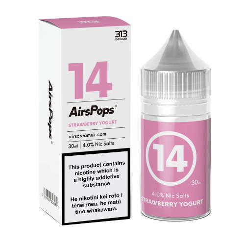 Airpops 313 Vape liquid- No.14 Strawberry Yogurt