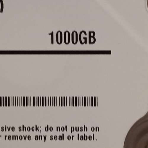 1TB (1000GB) SATA laptop hard drive
