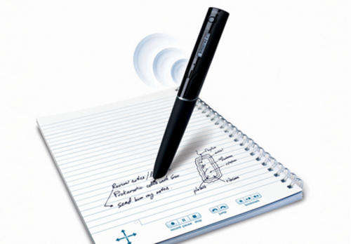 Echo SmartPen tap on hand-written notes to instantly recall audio.