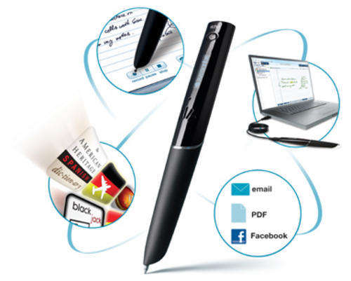 Echo SmartPen digitally capture and share audio and hand-written notes.