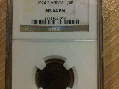 1924 Farthing NGC Graded MS64BN *Magnificent Gem 2nd Finest Known*