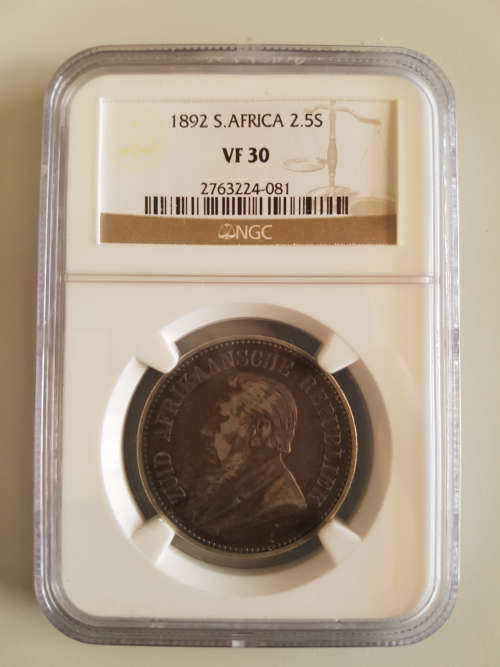 1892 Half Crown! NGC Graded VF30