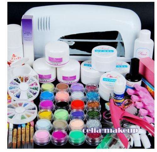 Complete gel and acrylic nail starter kit