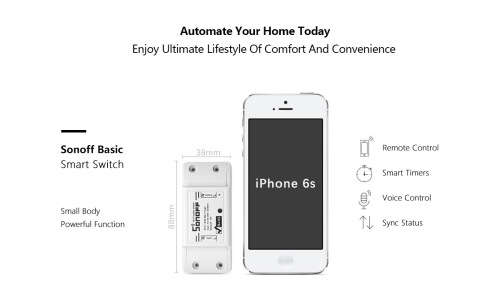 *Local stock* SONOFF DIY Wi-Fi Wireless Switch For Smart Home