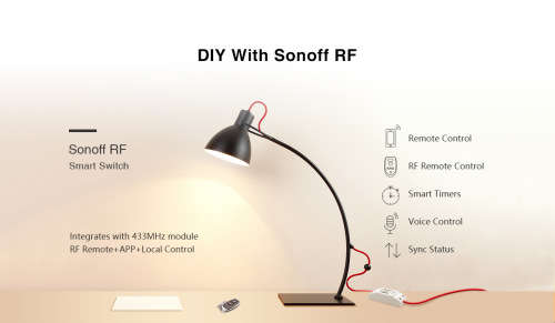 *Local stock* SONOFF RF DIY Wi-Fi Wireless Switch For Smart Home works with Alexa, Google Home