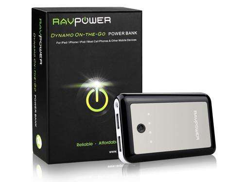 RAVPower Dynamo-On-The-Go 7800mAh External Battery. Amazon.com's top selling 7800mAh power bank