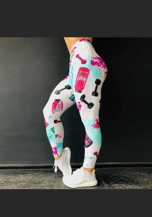 Women`s High Waist Christmas Leggings