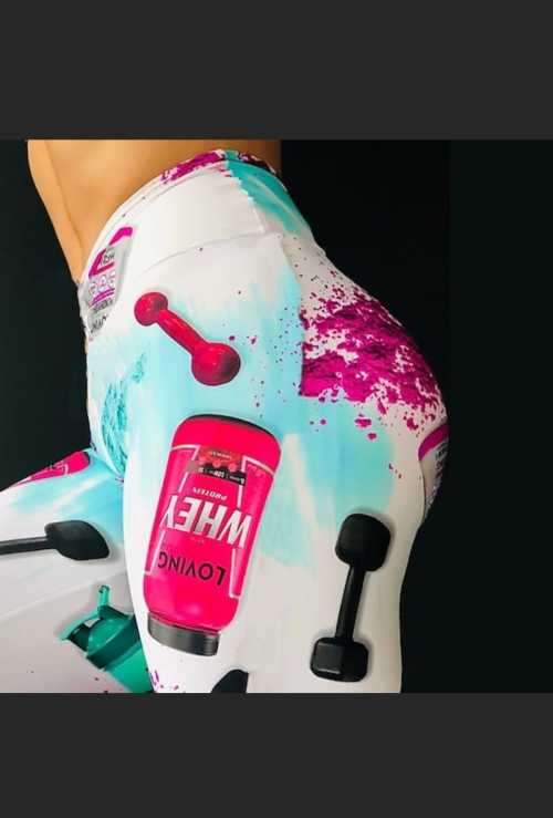 Women`s High Waist Christmas Leggings