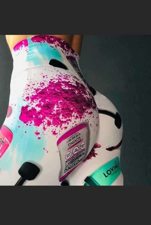 Women`s High Waist Christmas Leggings