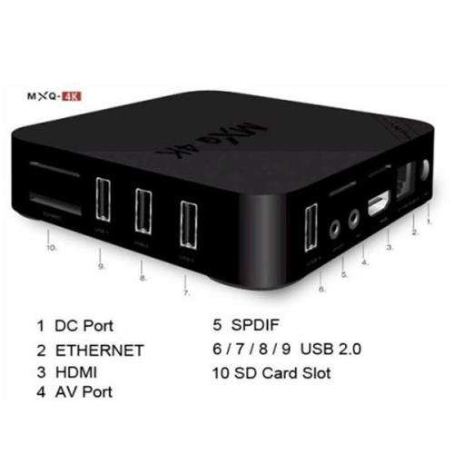 MXQ 4k Ultra HD 2G / 8G TV Box
