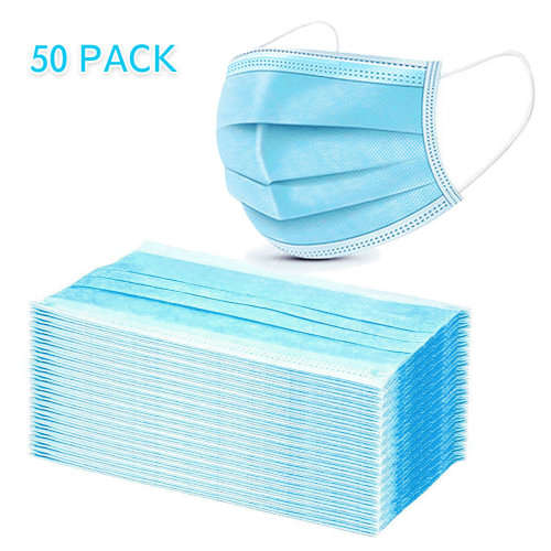 Three Ply Mask - Box of 50 Masks - WholeSale Pricing
