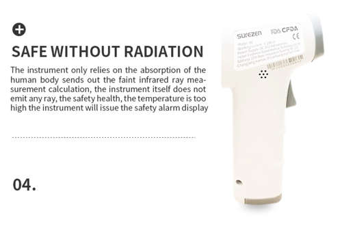 Non Contact Infrared - Certified Thermometer
