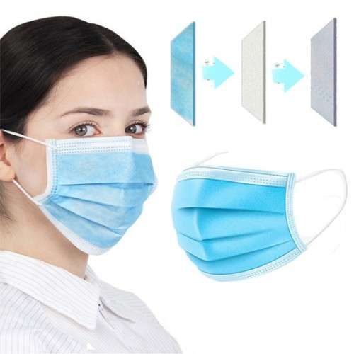 3 Ply Mask 50 in a pack - Buy 1 Pack Get 1 Pack Free - Protection against coivd19 wave 2