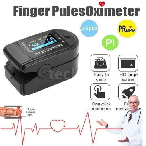 Black Certified Pulse Oximeter