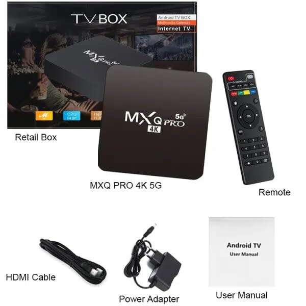 Smart Android TV BOX - 2 GIG RAM  - 1 Month Free Subscription to Hundreds of LIVE Channels & Movies