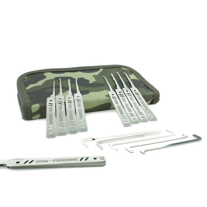 Dangerfield PRAXIS Dual-Gauge 21 Piece Complete Lock Pick Set (PRE-ORDER)