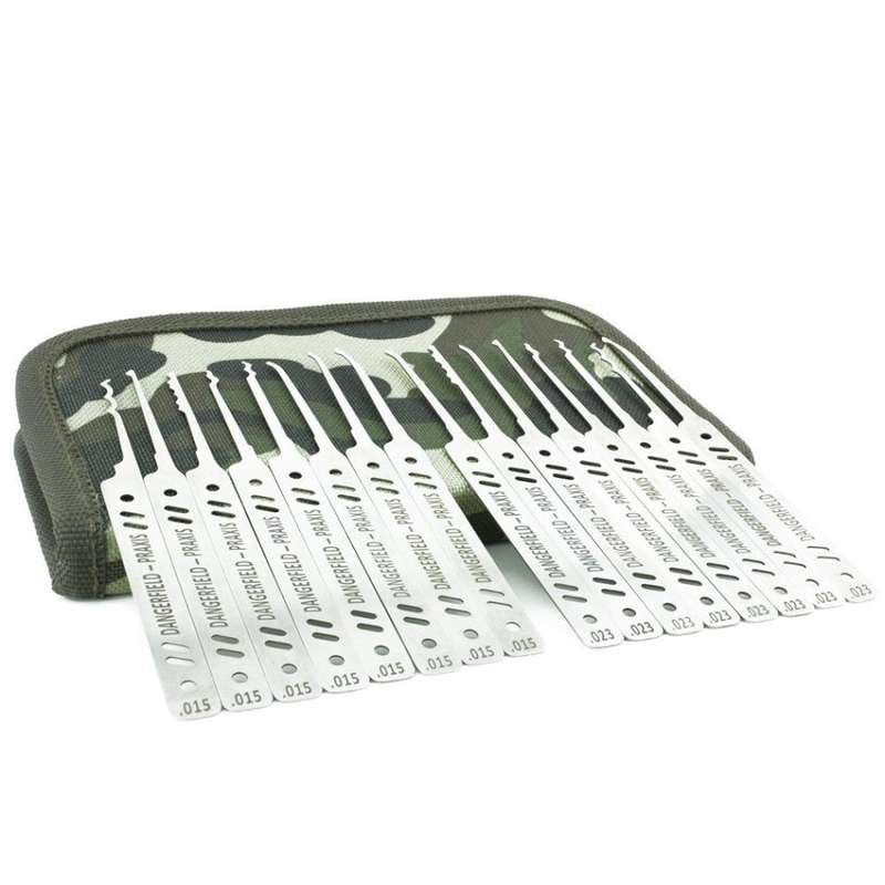 Dangerfield PRAXIS Dual-Gauge 21 Piece Complete Lock Pick Set (PRE-ORDER)
