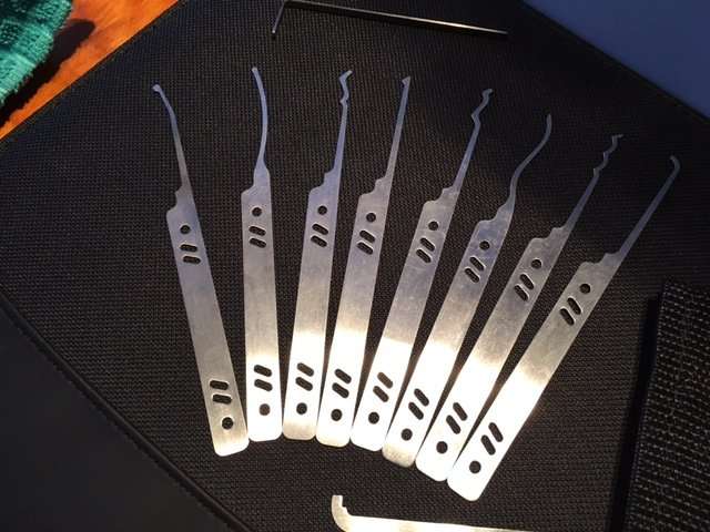 Dangerfield 10 piece Serenity Lock Pick Set + Canvas Case