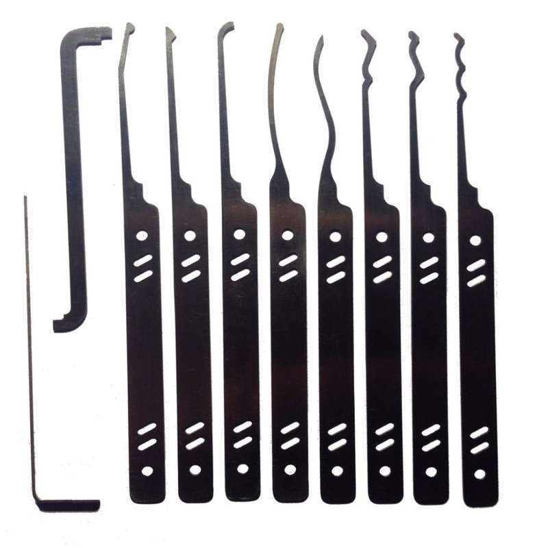 Dangerfield 10 piece Serenity Lock Pick Set + Canvas Case