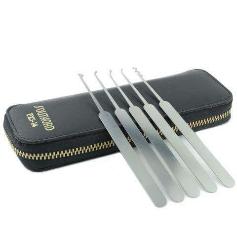 SouthOrd PXS-14 Lock Pick Set with Black Grips and Wallet (New Updated Handles)