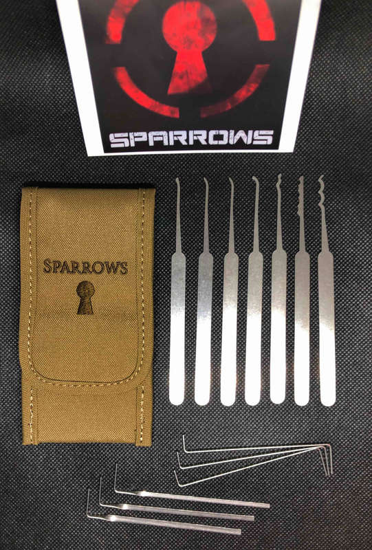 Sparrows "The Tuxedo Set" Lock Picks