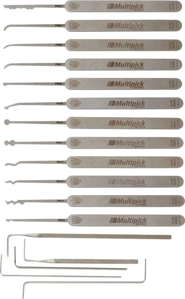 Multipick ELITE 17 Lock Pick Set