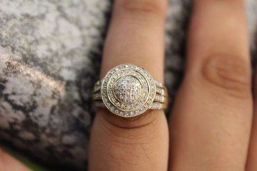 Dome Shape Diamond Ring