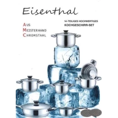 AMC EISENTHAL SWITZERLAND 14 pcs COOKWARE SET