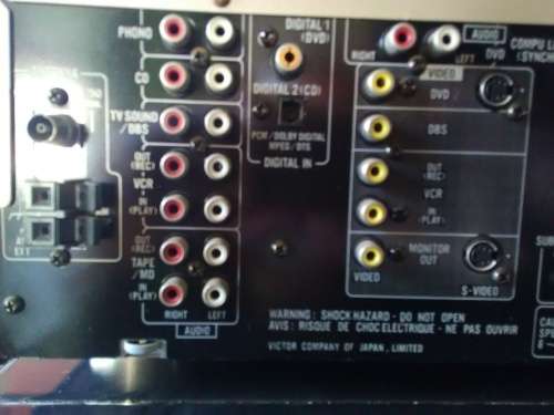 Brilliant JVC Amplifier RX-6001V 200 Watts RMS