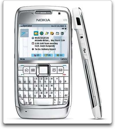 *Local Stock* White & Silver Nokia E71