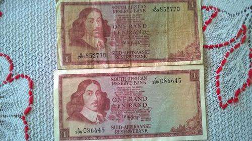 South African R1 note, sold separately